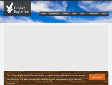 Tablet Screenshot of goldeneagleinn.com